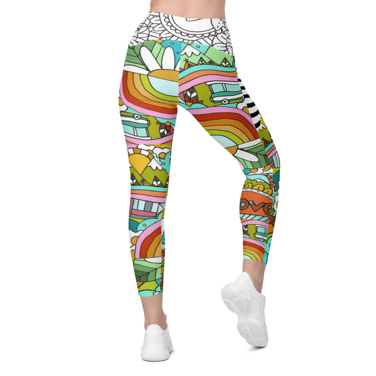"Love Today" Leggings with pockets