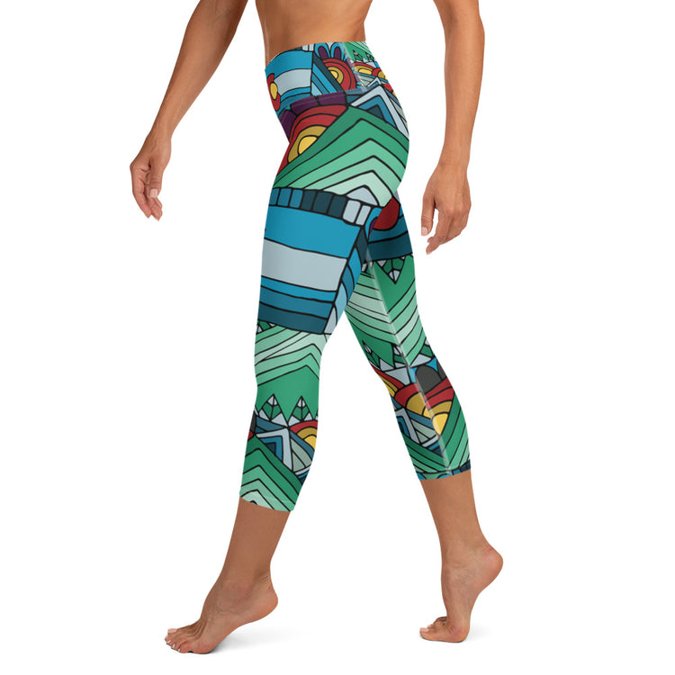 "Colorado" Yoga Capri Leggings