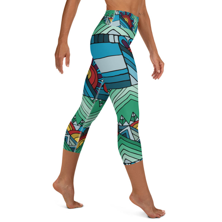 "Colorado" Yoga Capri Leggings