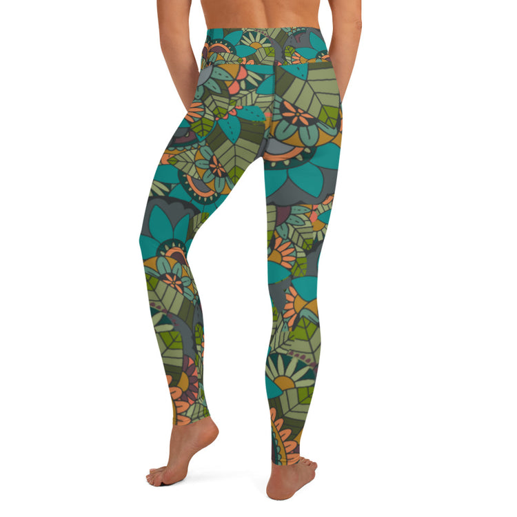 "Go With The Flow" Yoga Leggings