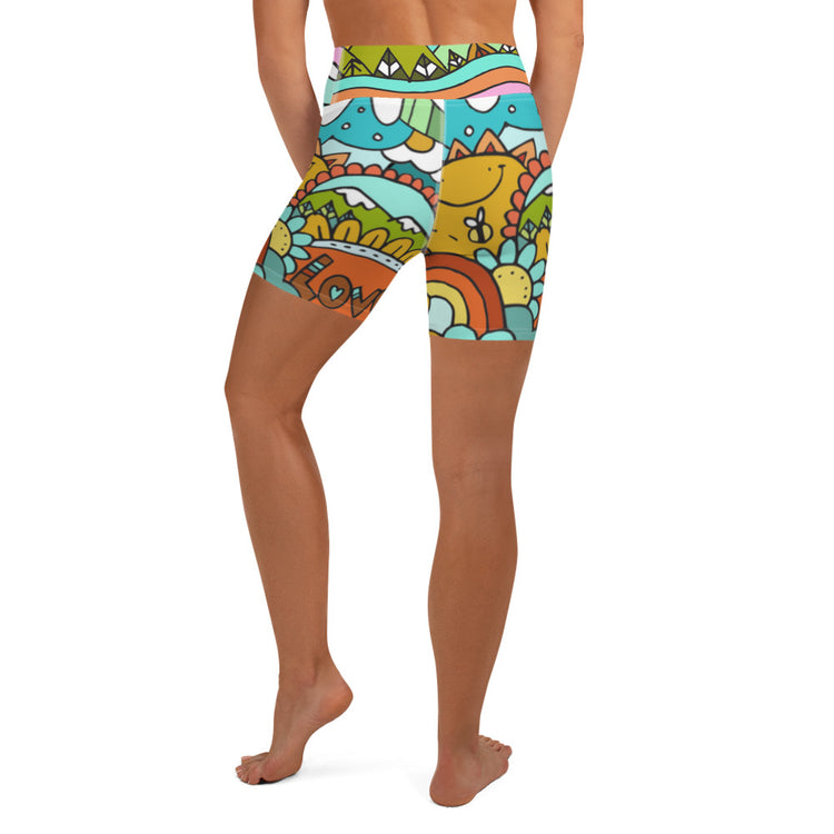 "Love Today" Yoga Shorts
