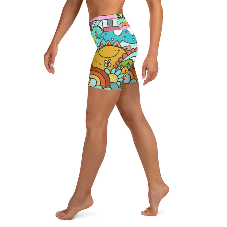 "Love Today" Yoga Shorts