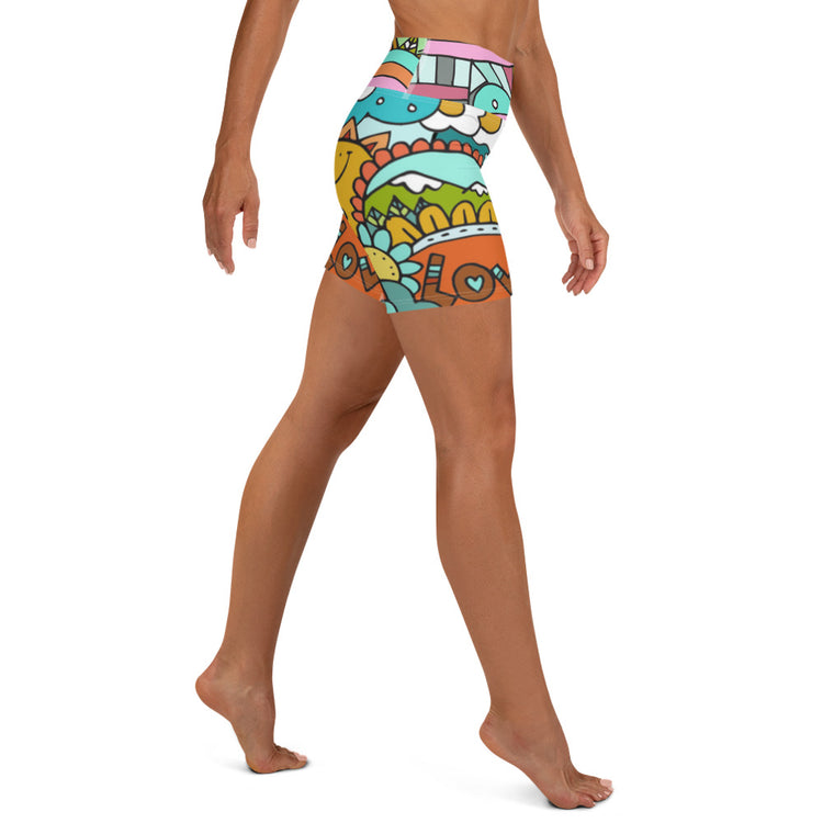 "Love Today" Yoga Shorts