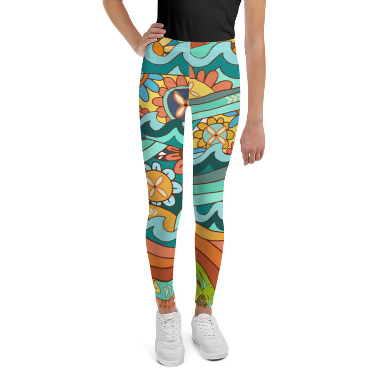 "Island Vibes" Youth Leggings