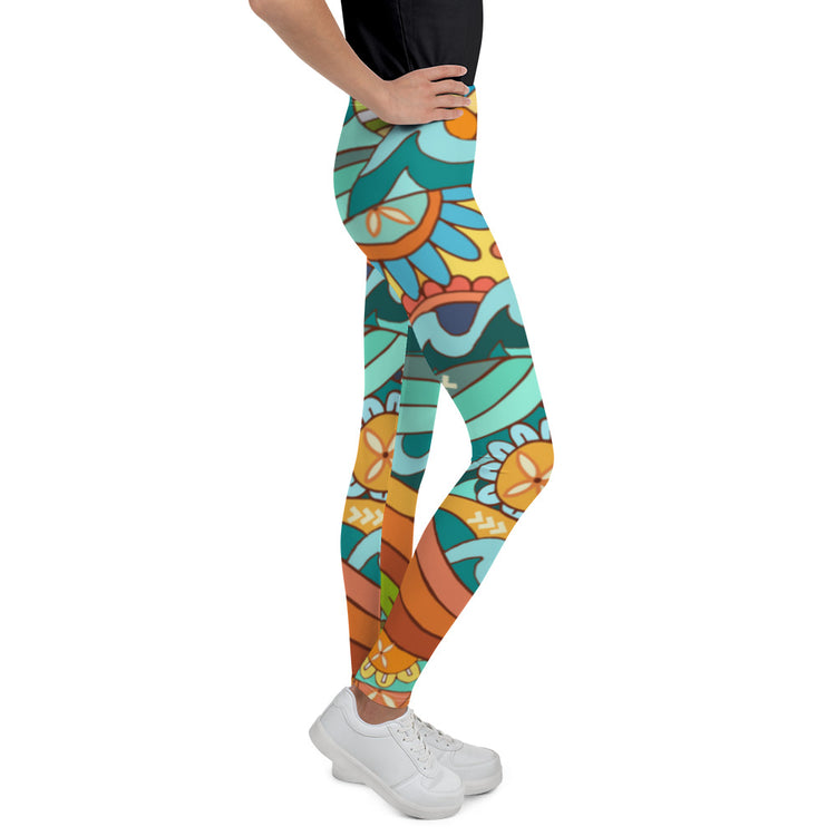 "Island Vibes" Youth Leggings