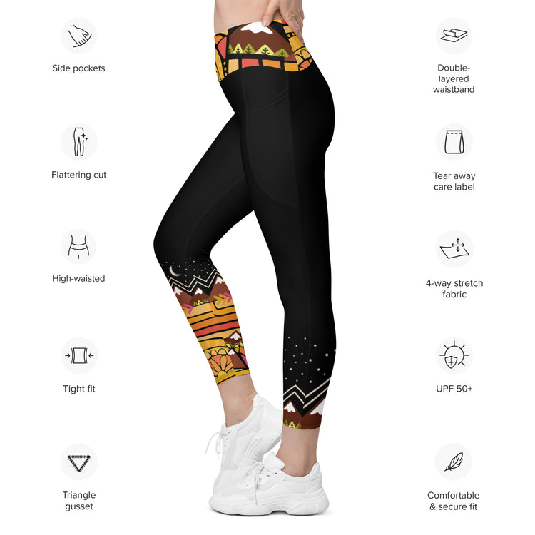 "Keep Frisco Funky" Leggings with pockets