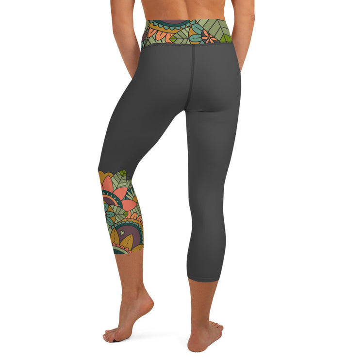 "Zen Time" Yoga Capri Leggings