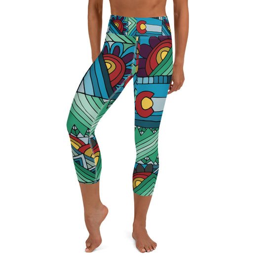 "Colorado" Yoga Capri Leggings