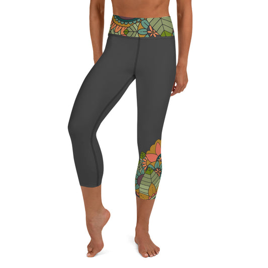 "Zen Time" Yoga Capri Leggings