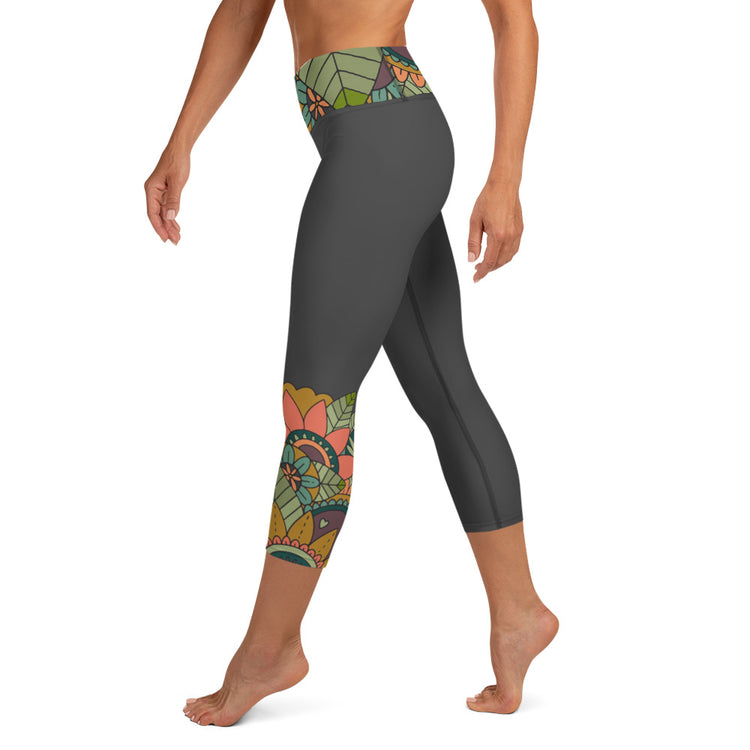 "Zen Time" Yoga Capri Leggings