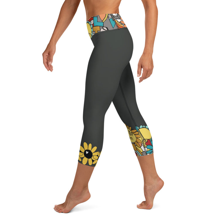 "Shine On" Yoga Capri Leggings