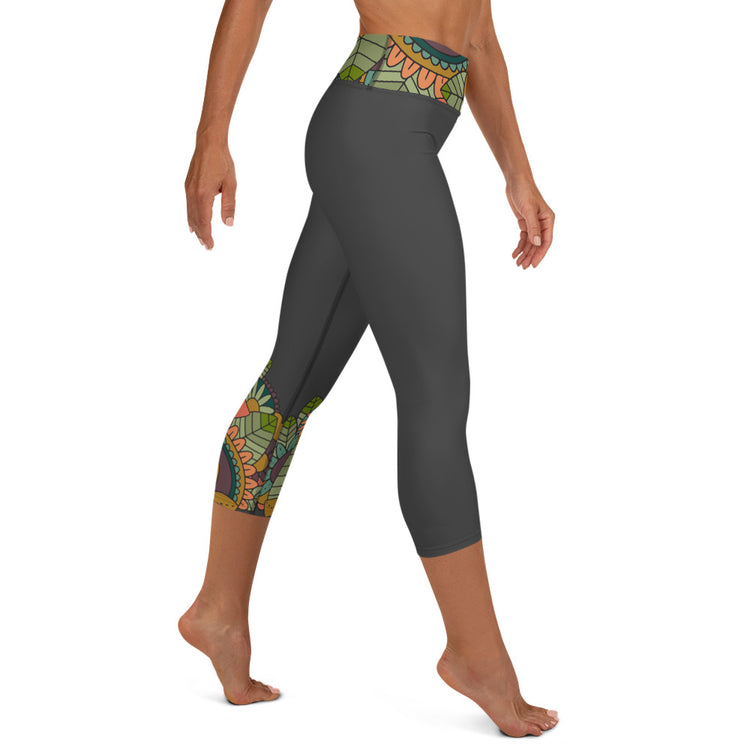 "Zen Time" Yoga Capri Leggings