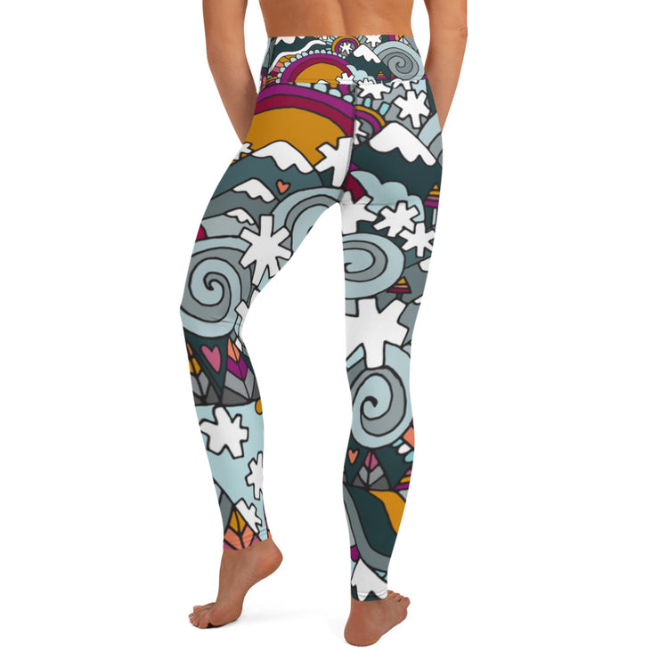 "Winter Wonderland" Yoga Leggings