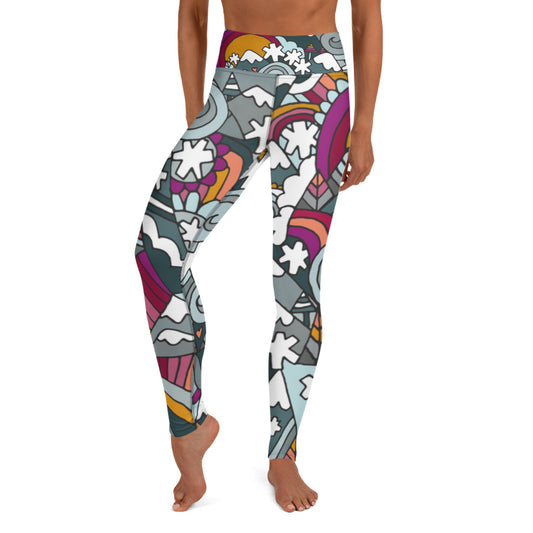 "Winter Wonderland" Yoga Leggings