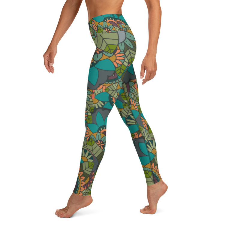 "Go With The Flow" Yoga Leggings