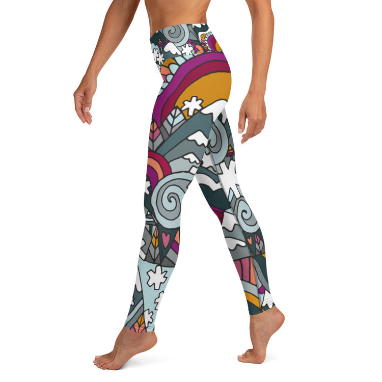 "Winter Wonderland" Yoga Leggings