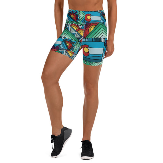 "Colorado" Yoga Shorts