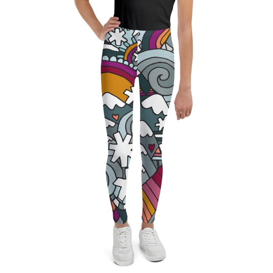 "Winter Wonderland" Youth Leggings