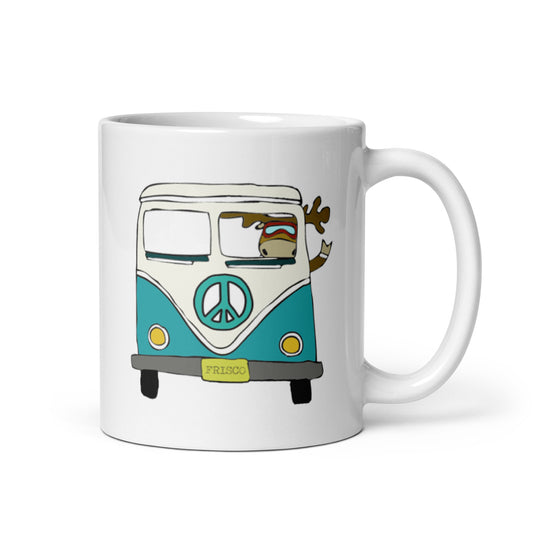 "With The Hippies" Mug